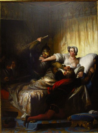 Escena de la San Bartolomé de Alexandre Evariste Fragonard